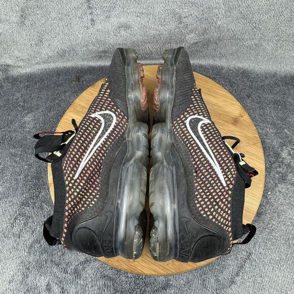 Nike Air VaporMax 2021 FK Shoes Womens 11 Black Multi Running Flyknit DO5886-900 - Picture 6 of 9